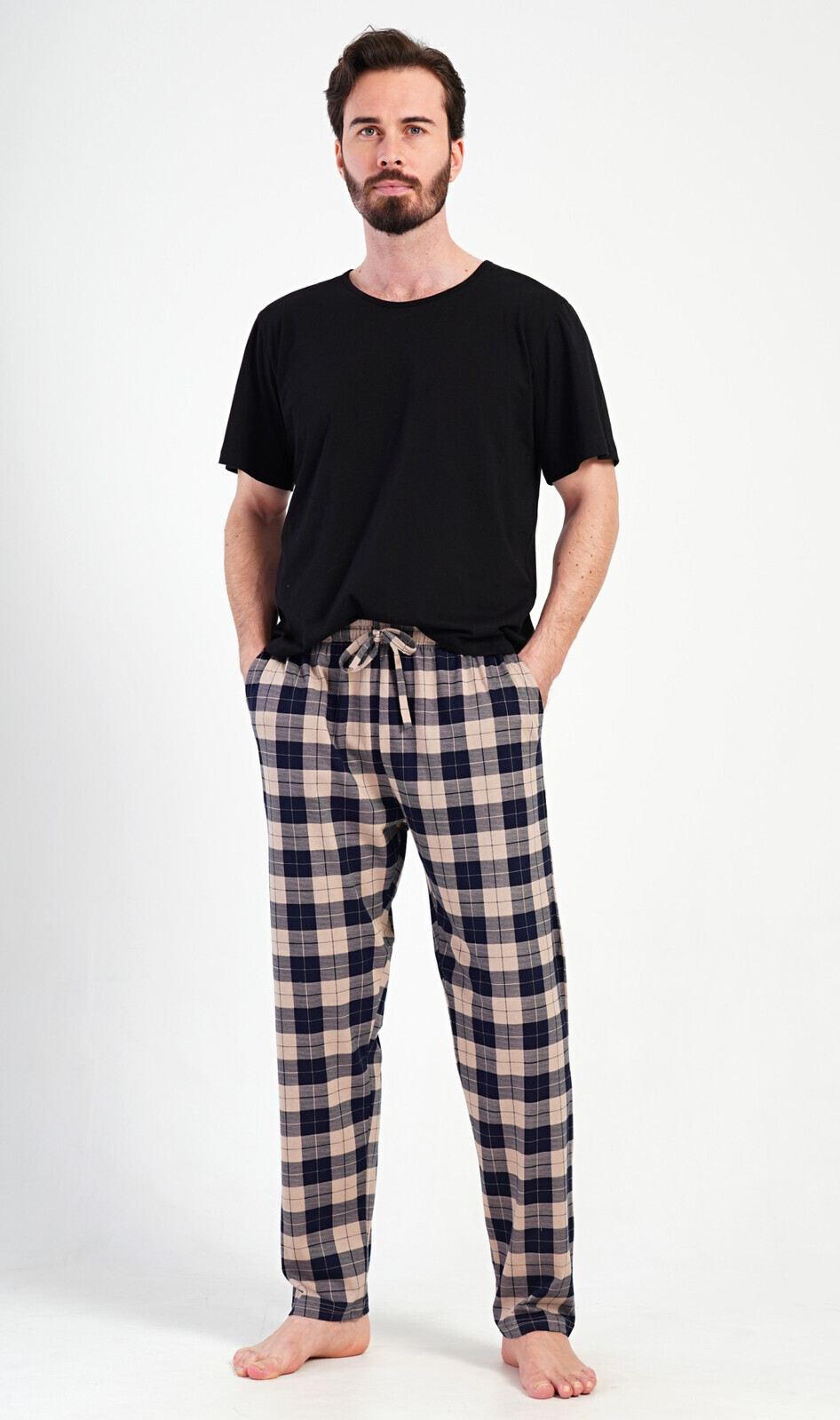 Pánske pyžamové nohavice Marian béžová 1XL