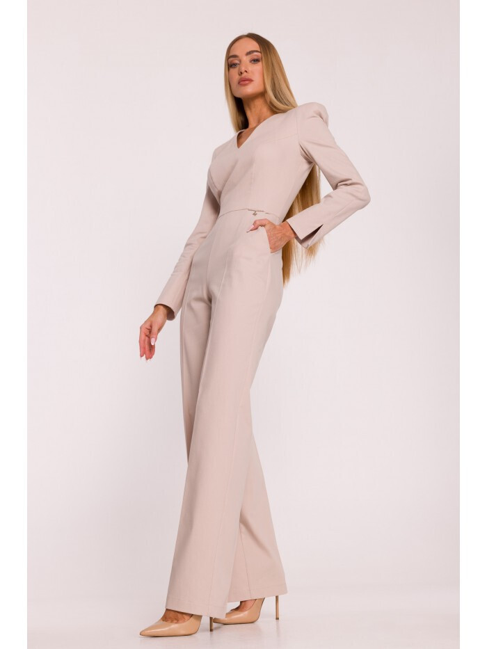 M883 Džínsový overal - béžový EU S