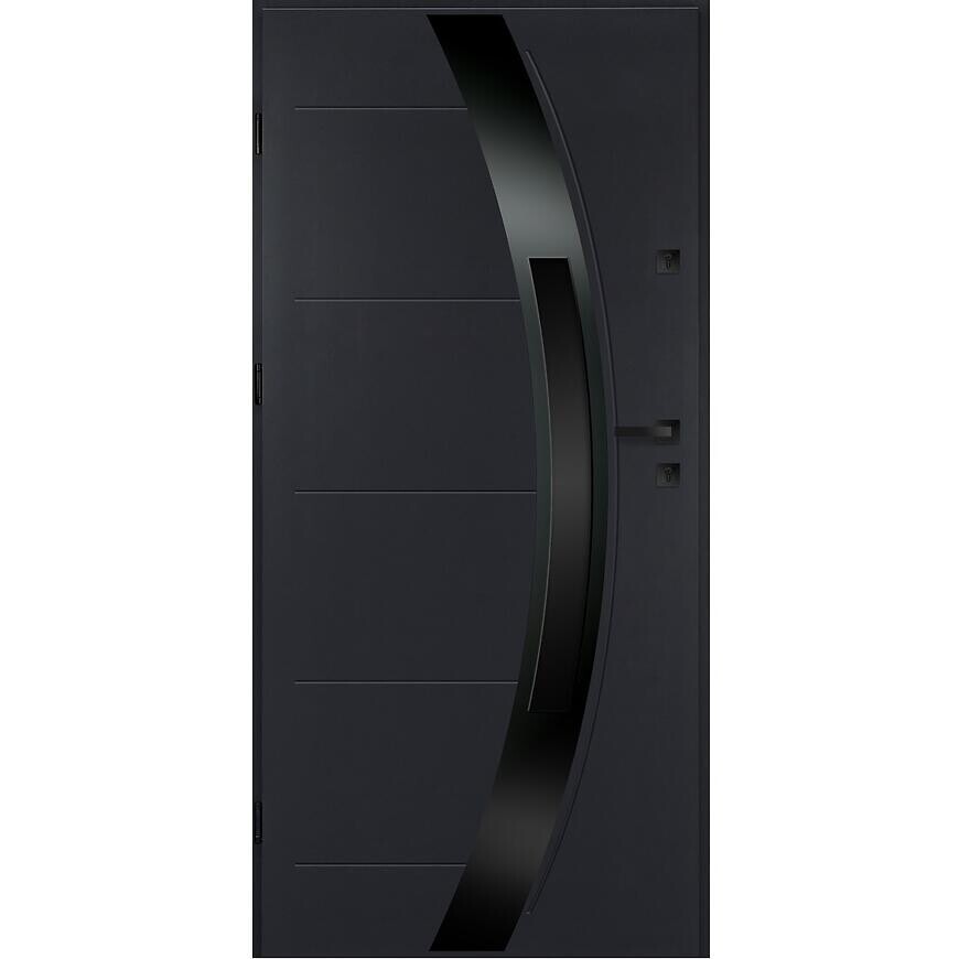 Dvere vchodové Selene 90L antracit