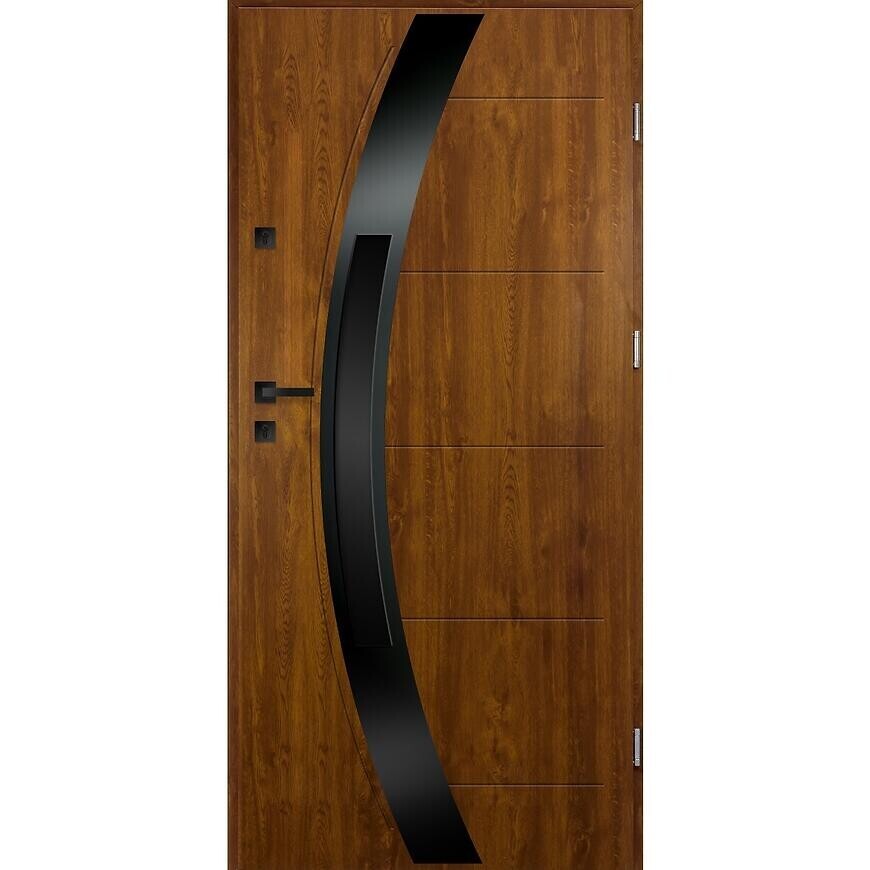 Dvere vchodové Selene 80P zlatý dub