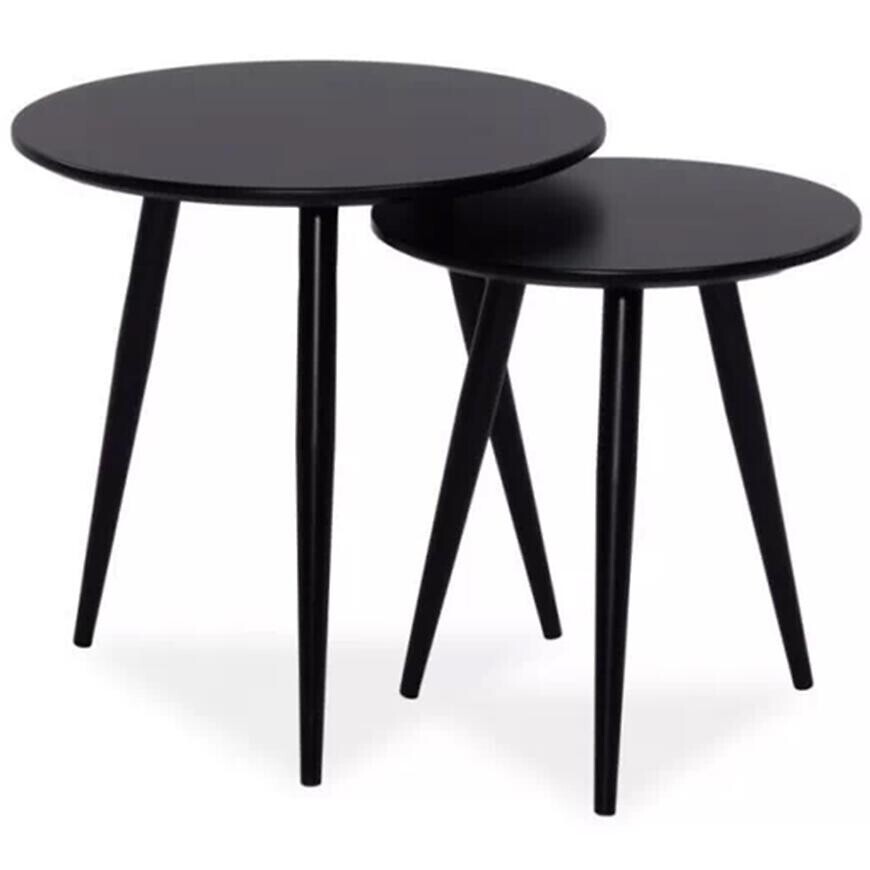 Sada stolíkov Reda čierna