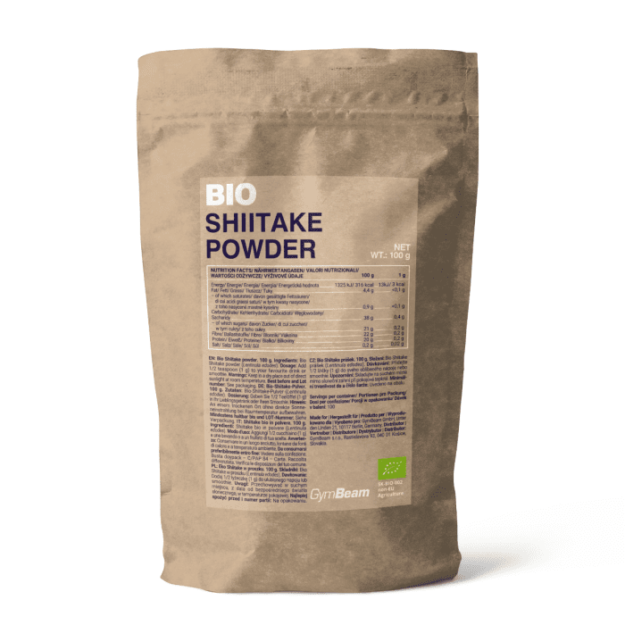 GymBeam Bio Shiitake powder 100 g