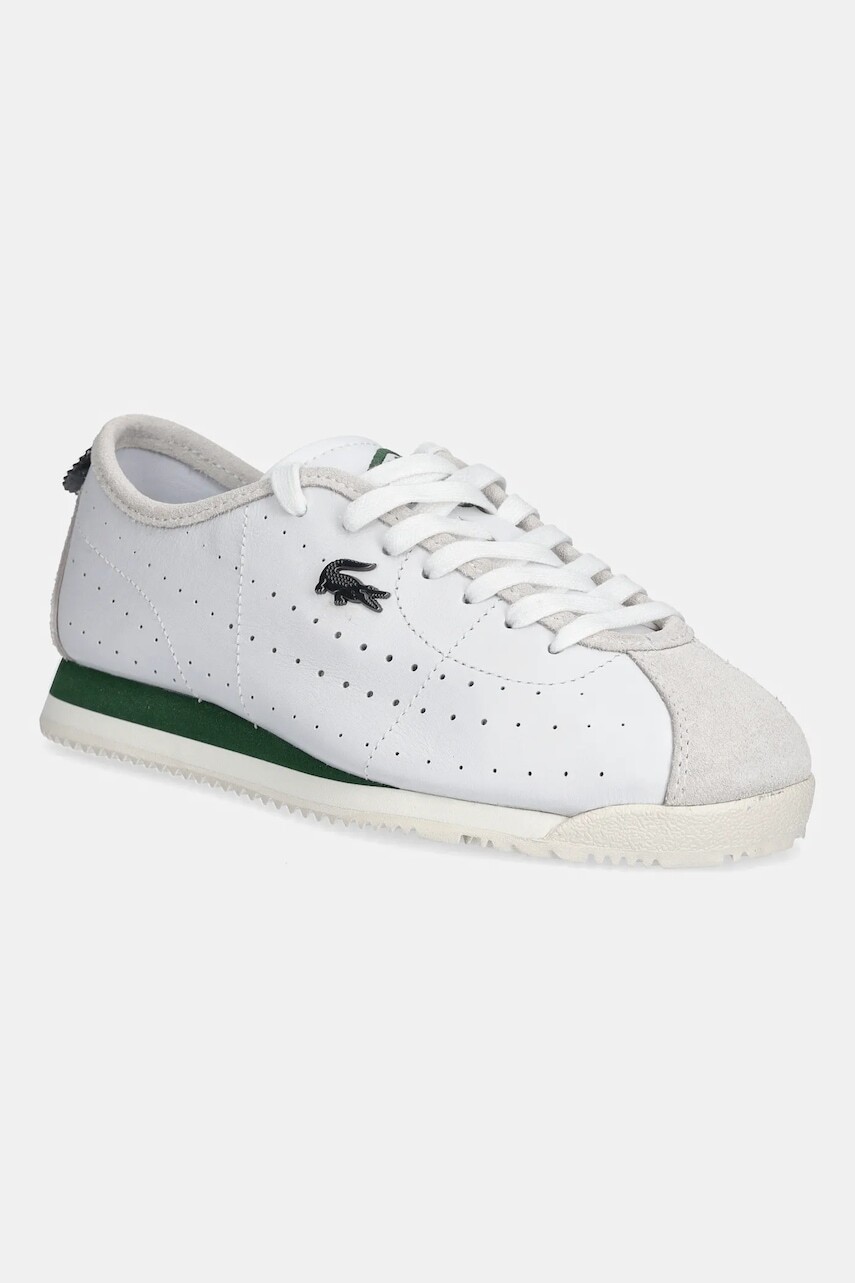 Kožené tenisky Lacoste CLUB-LOW biela farba, 49SFA0043