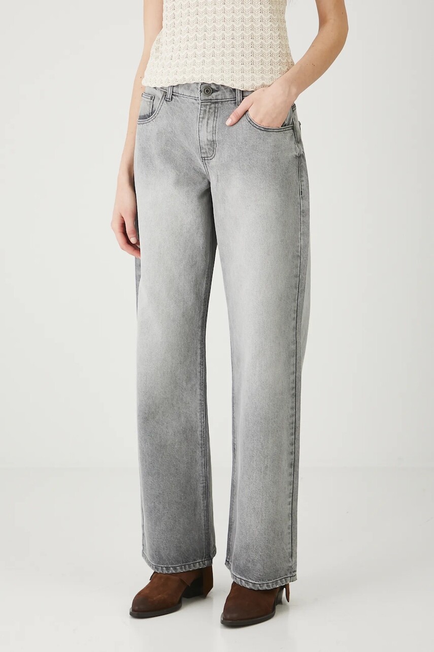 Bavlnené rifle Medicine šedá farba