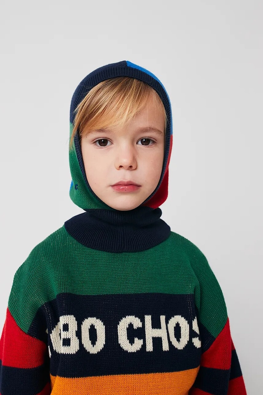 Detská kukla Bobo Choses Tiles tmavomodrá farba, 225AI065