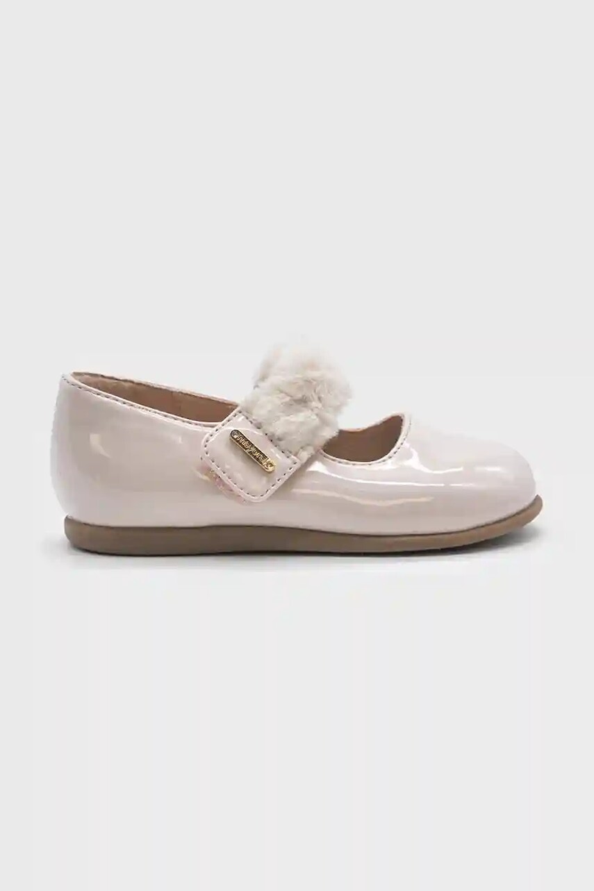 Detské balerínky Mayoral béžová farba, 42557