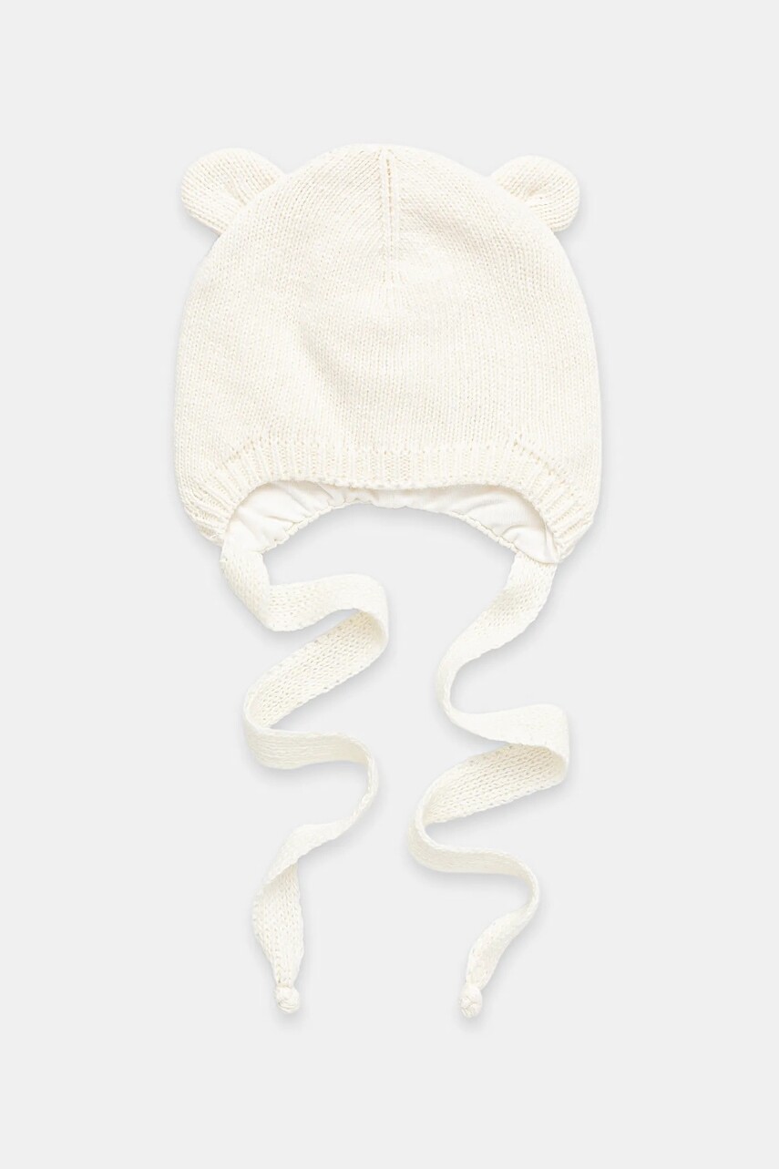 Vlnená čiapka pre bábätká Jamiks EFRAN béžová farba, JZI032