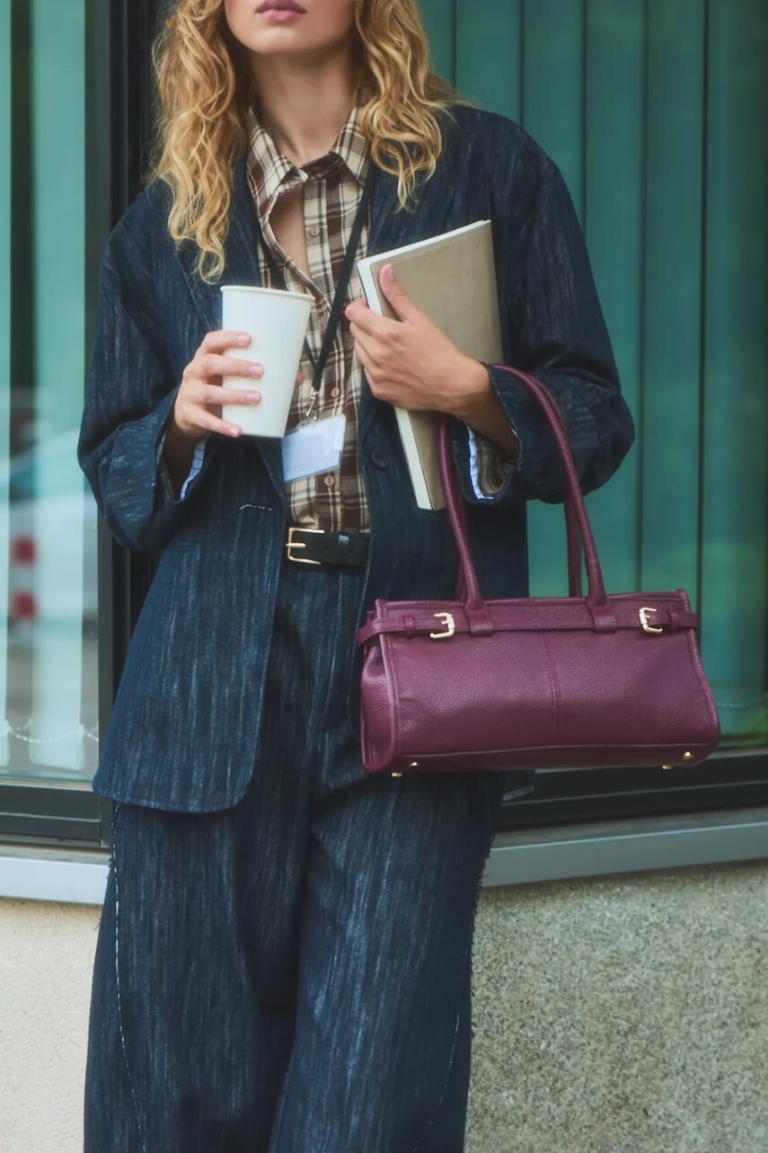 Rifľová bunda Answear.LAB tmavomodrá farba, jednoradová, jednofarebná