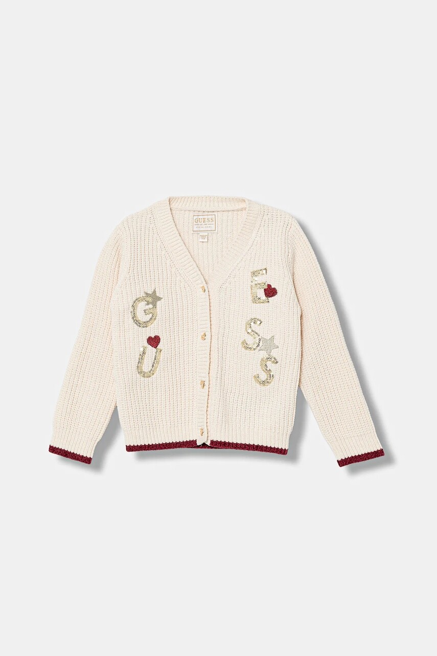 Kardigán pre bábätká Guess béžová farba, A5BR00 Z3OC0