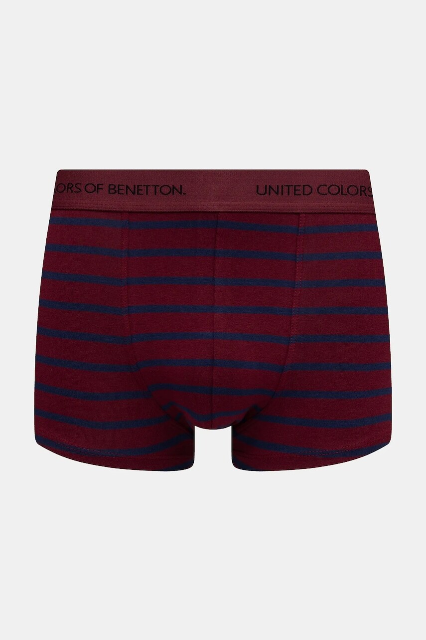 Boxerky United Colors of Benetton bordová farba, 3VPS2X01H
