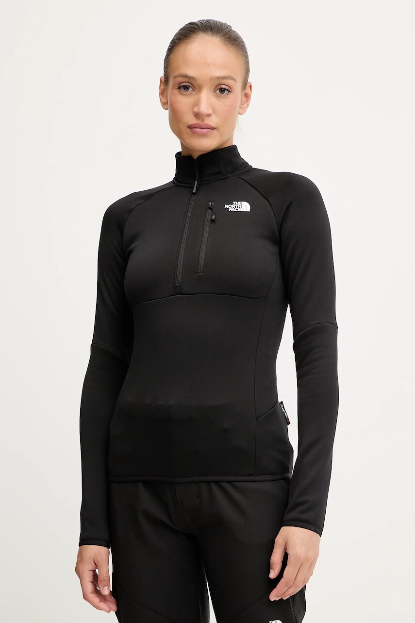 Outdoorová mikina The North Face Meteora čierna farba, jednofarebná, NF0A8E2SJK31