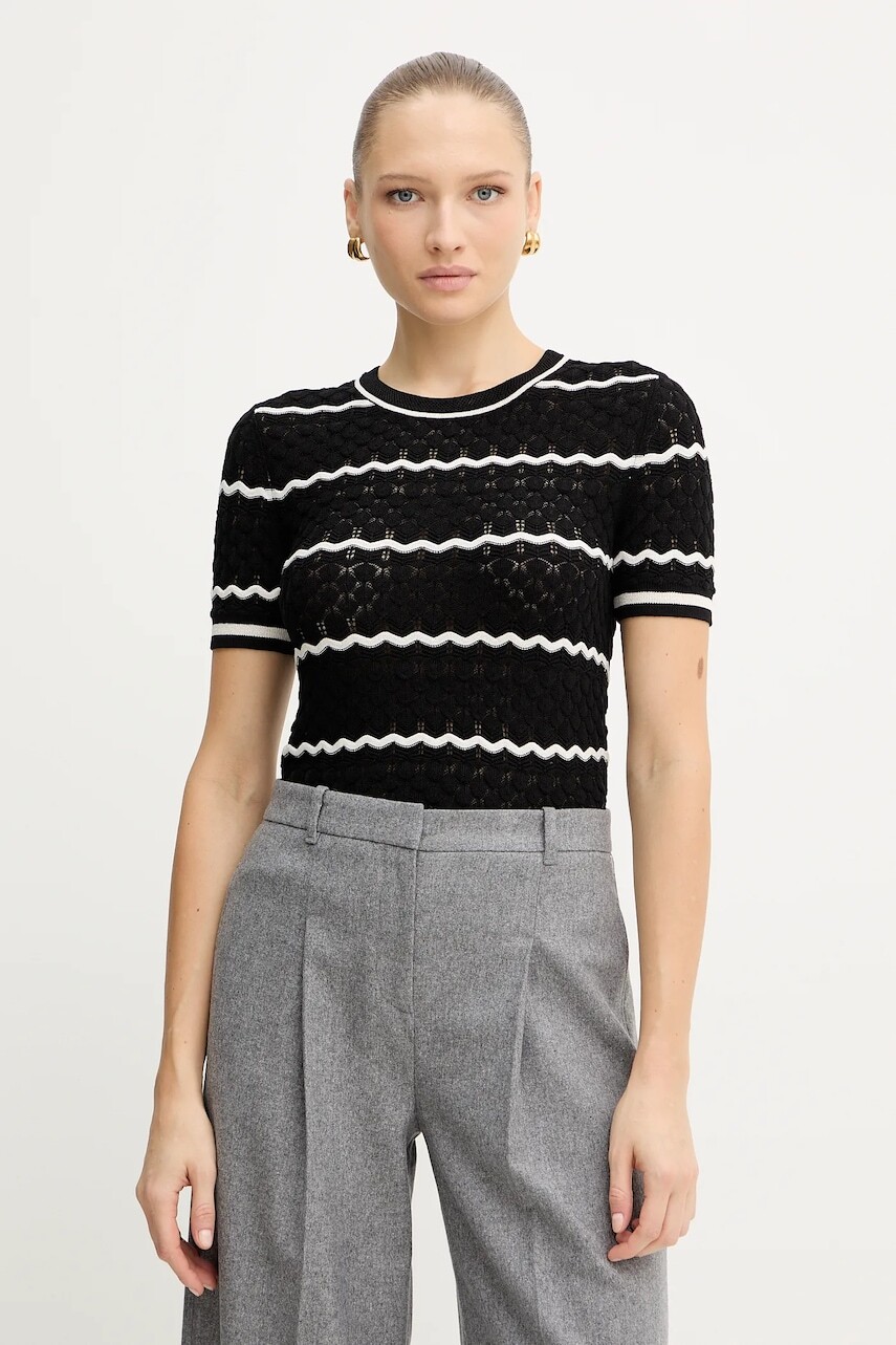 Tričko Morgan dámske, čierna farba, MCLEMA