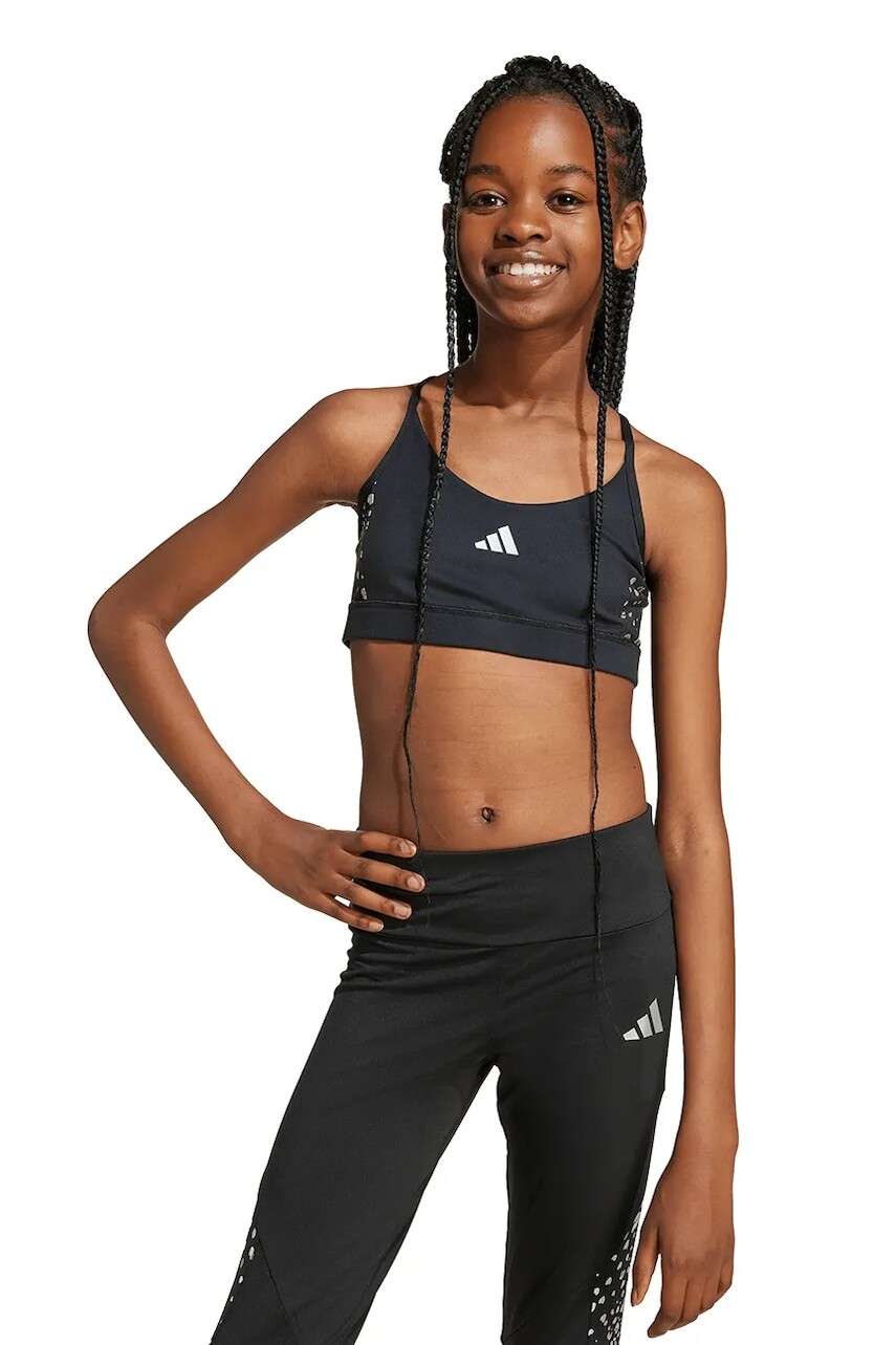 Detská podprsenka adidas čierna farba, JM5944