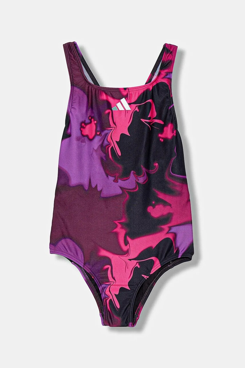 Jednodielne detské plavky adidas Performance ružová farba, JM5955