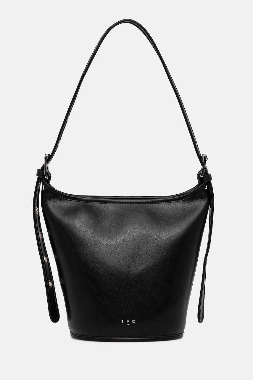 Kožená kabelka IRO čierna farba, WP144SMALLZYKE