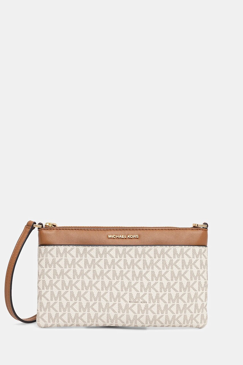 Listová kabelka MICHAEL Michael Kors béžová farba, 32F5GJ6F6B
