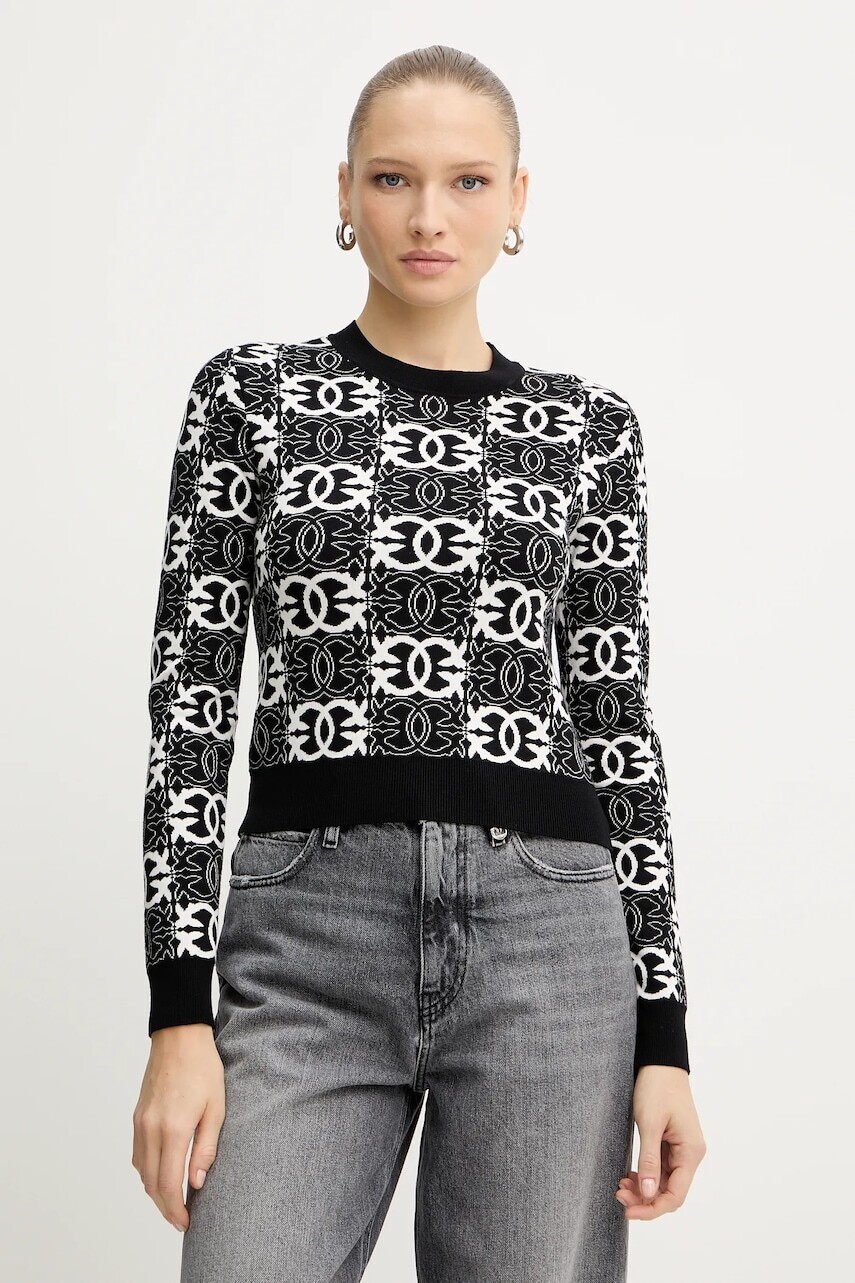 Sveter Pinko čierna farba, ľahký, 106041 A2YD