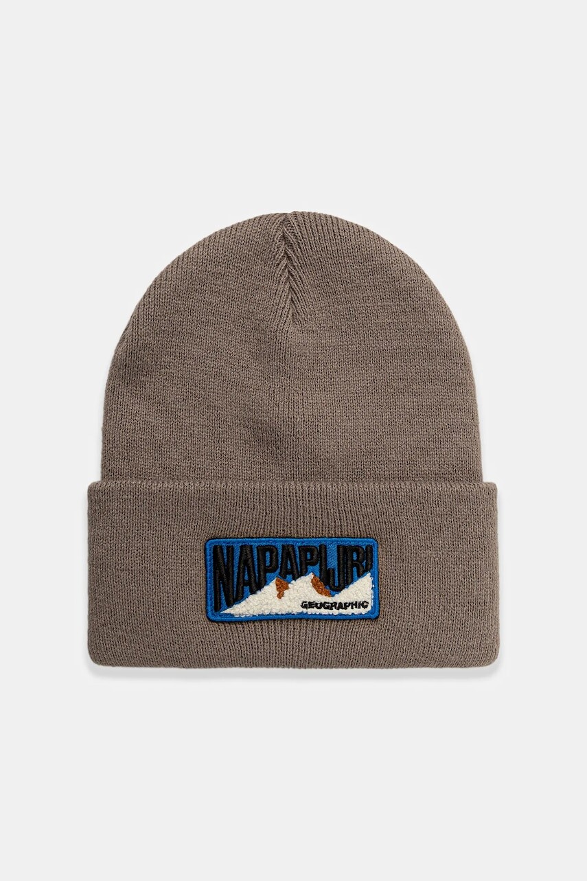 Čiapka Napapijri F-Montepiana zelená farba, NP0A88T6N1T1