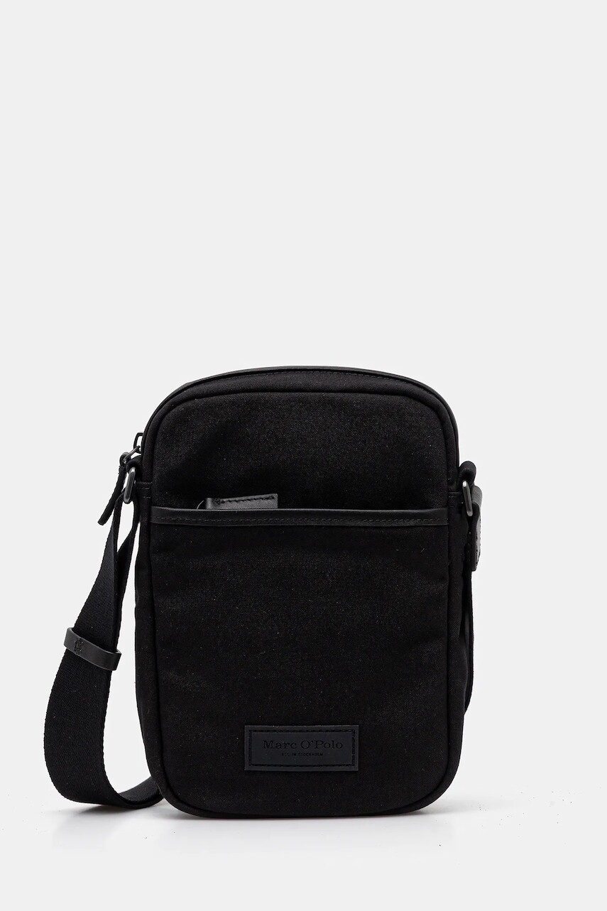 Malá taška Marc O'Polo čierna farba, 50829640701808