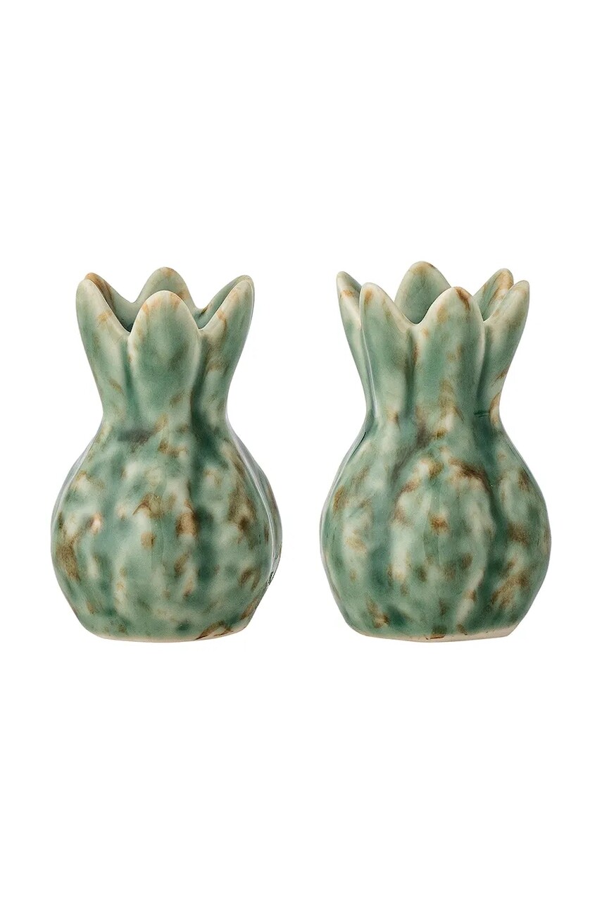 Soľnička a korenička Bloomingville Cyrill 30 ml zelená farba