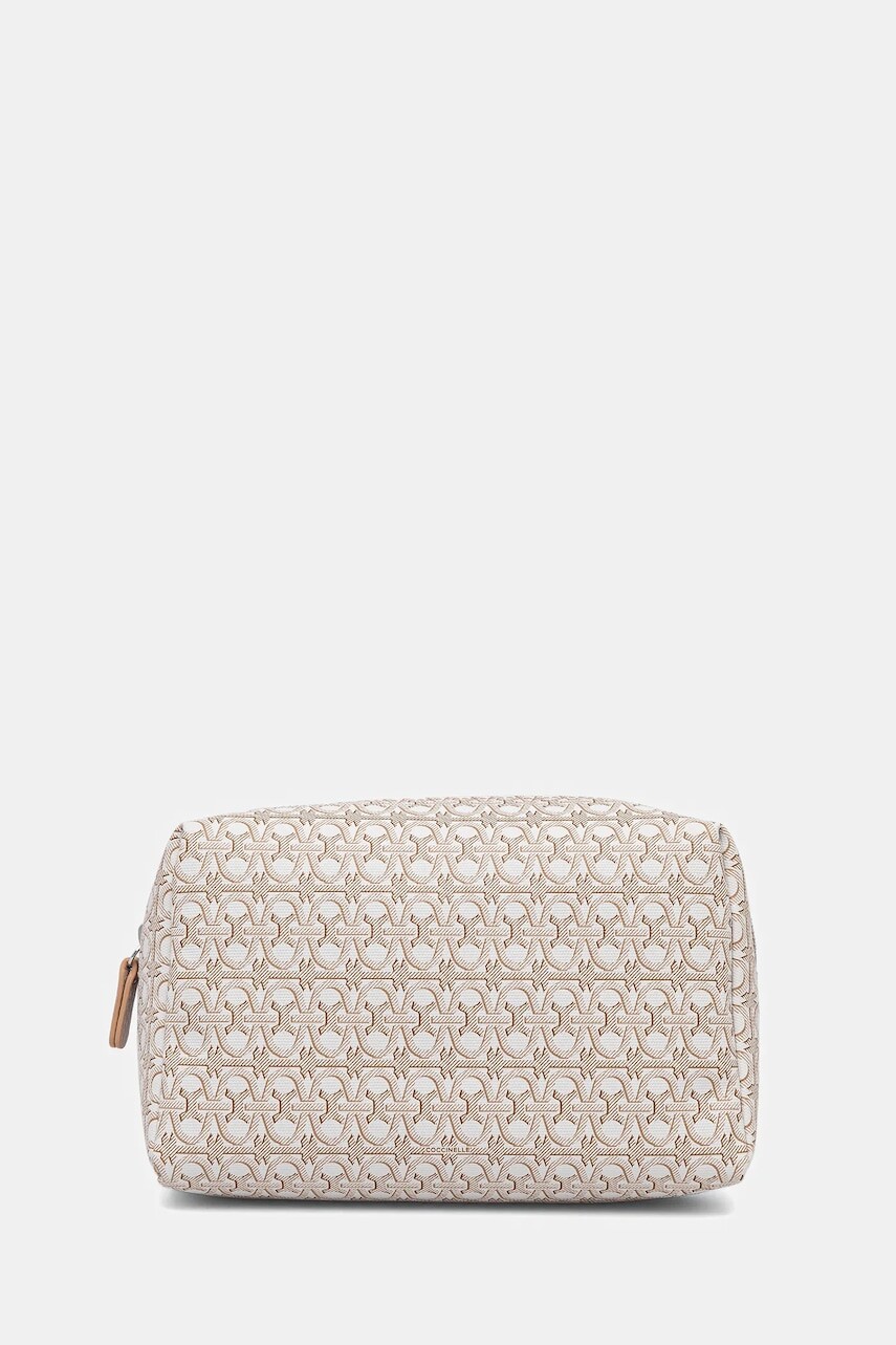 Kozmetická taška Coccinelle béžová farba, E5.SLR.95.G0.01