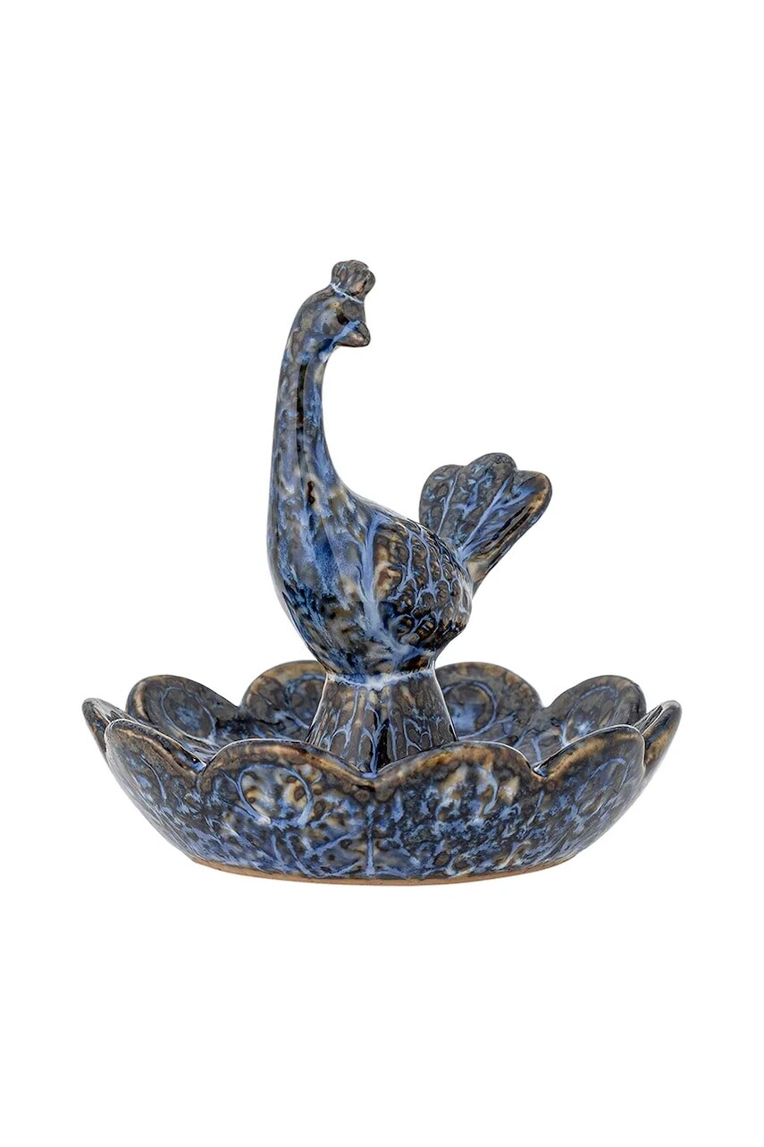 Dekoračná miska Bloomingville Kali 9,5 x 9,5 cm modrá farba