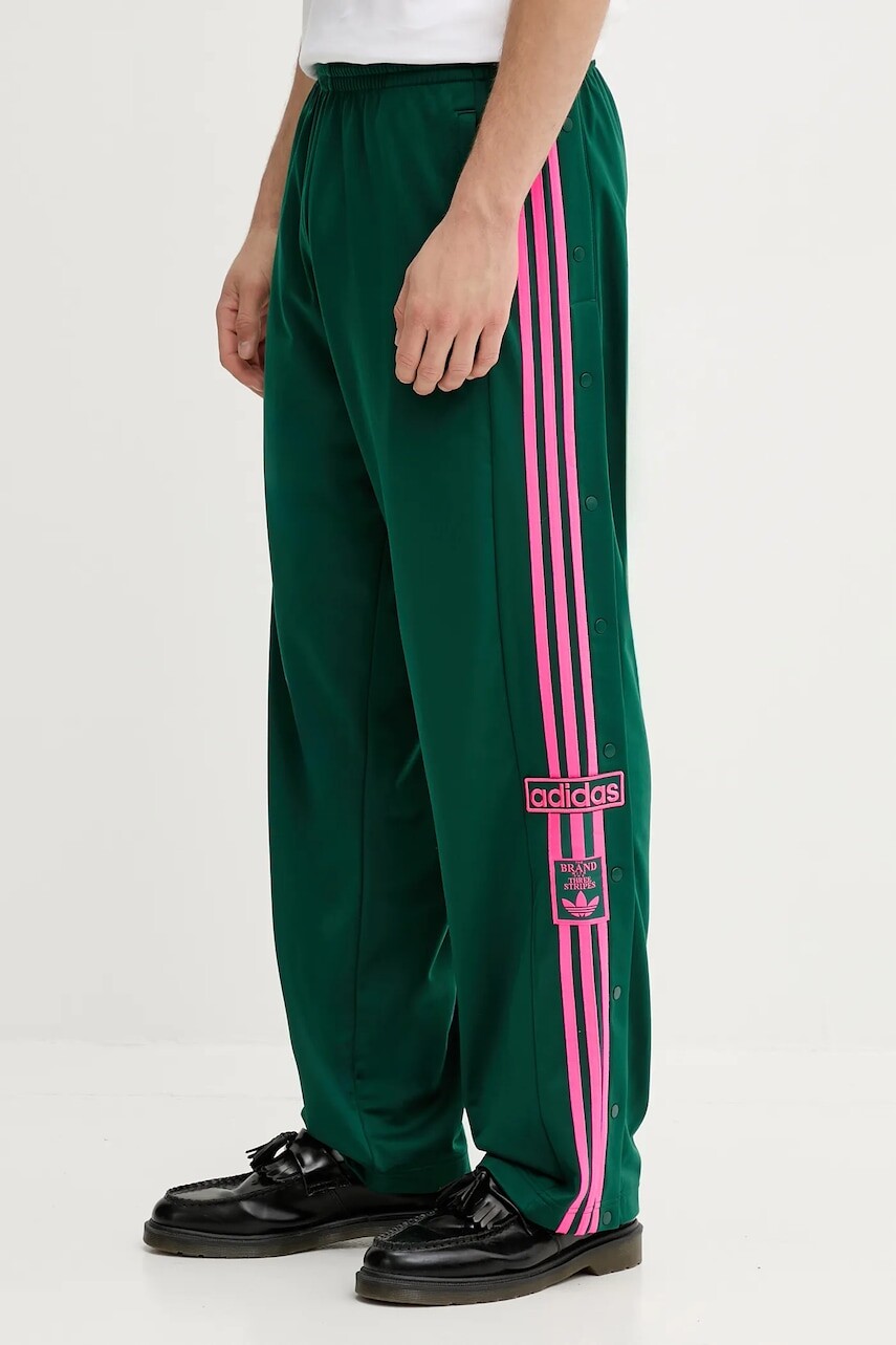 Tepláky adidas Originals Adibreak zelená farba, s nášivkou, KD6662