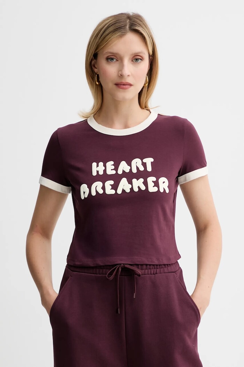 Tričko MAX&Co. dámske, fialová farba, 2528946012200