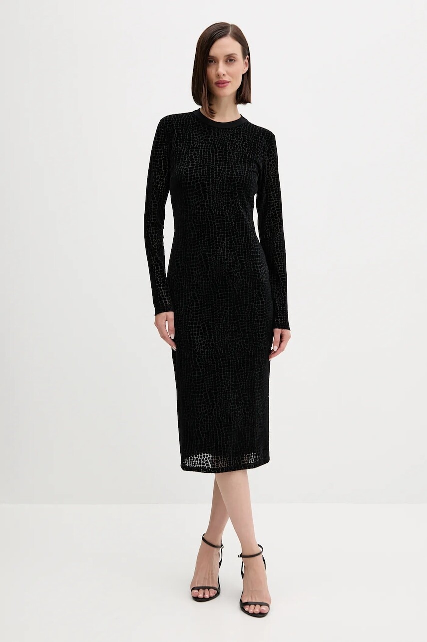 Šaty Joop! čierna farba, midi, priliehavé, 30048292