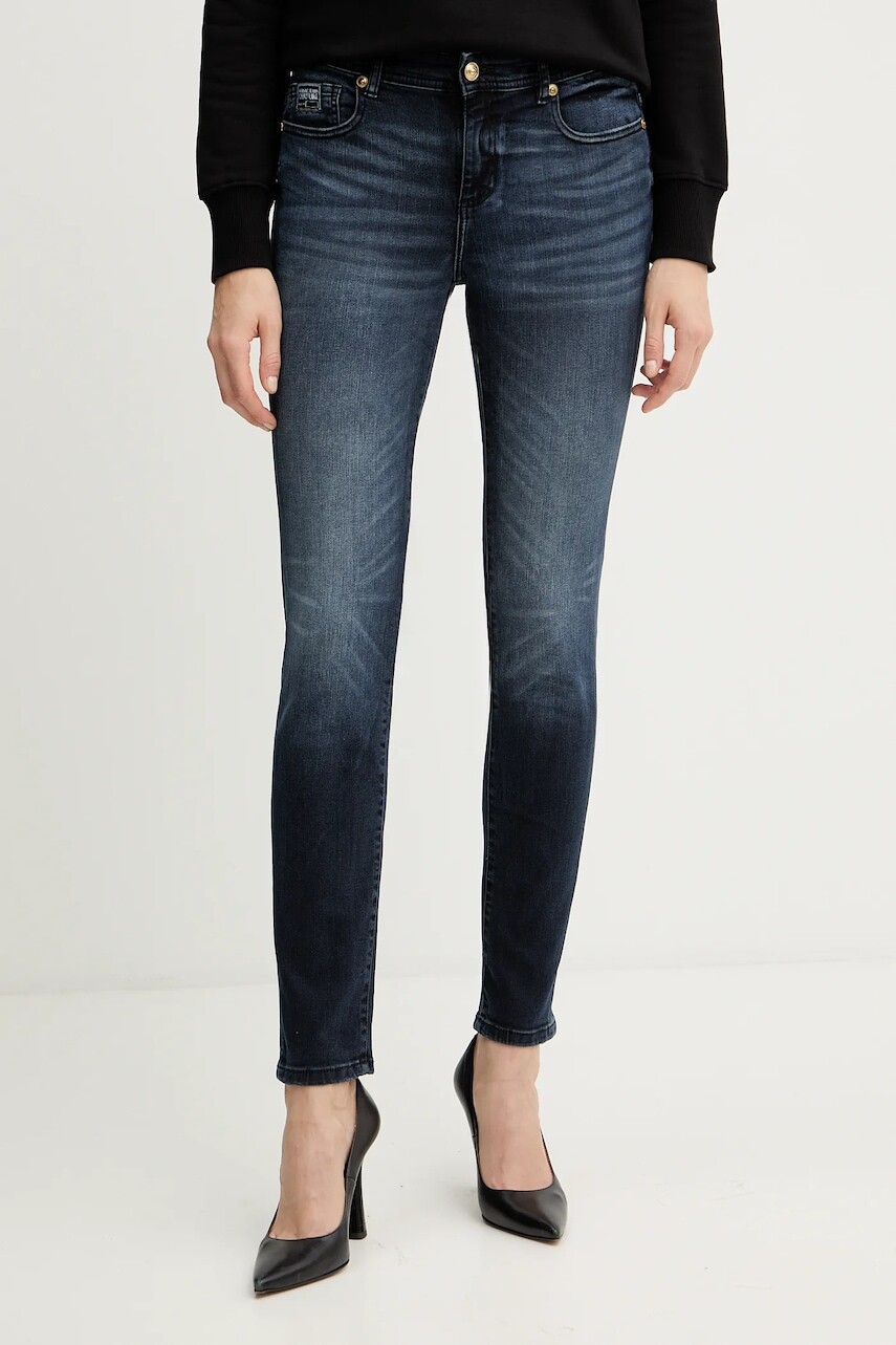 Rifle Versace Jeans Couture modrá farba, 79HAB5K1 CDWAB