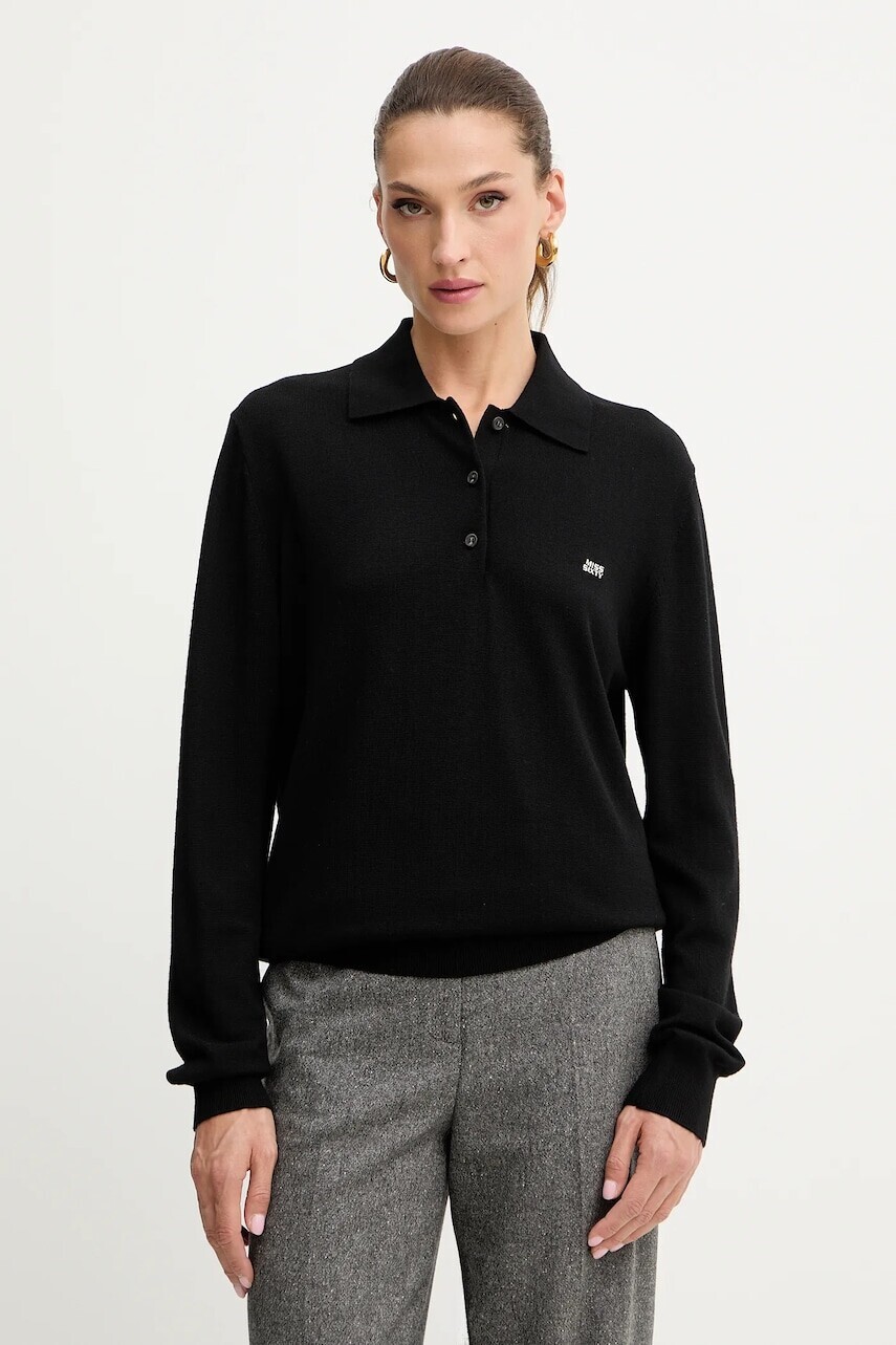 Vlnený sveter Miss Sixty čierna farba, ľahký, 6S1RJ37300