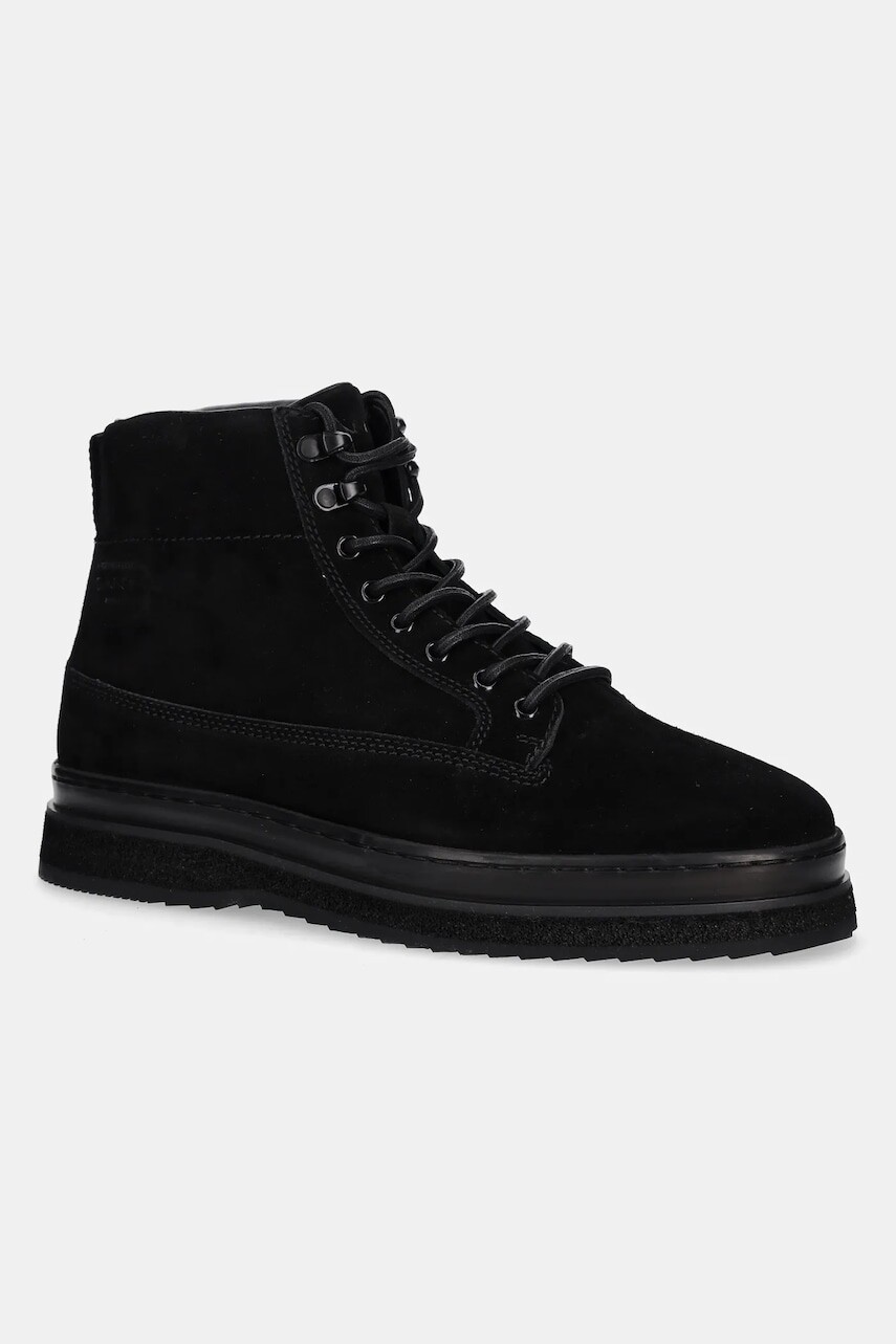 Semišové topánky Gant Blistown čierna farba, 31643136