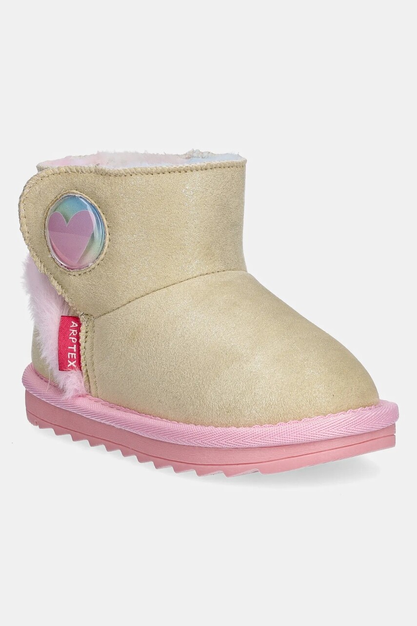 Detské zimné topánky Agatha Ruiz de la Prada béžová farba, 251985