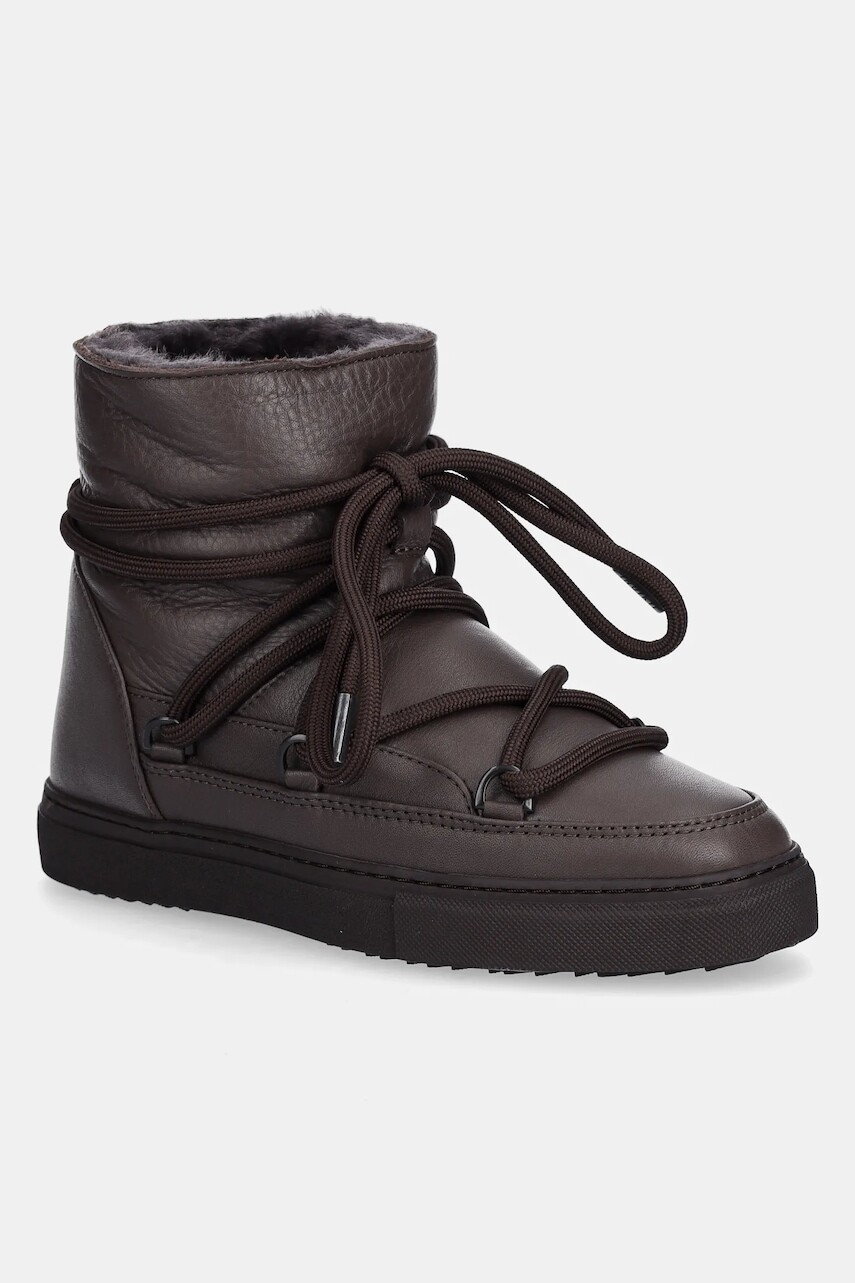 Kožené snehule Inuikii Full Leather hnedá farba, 1001.003.0251.152