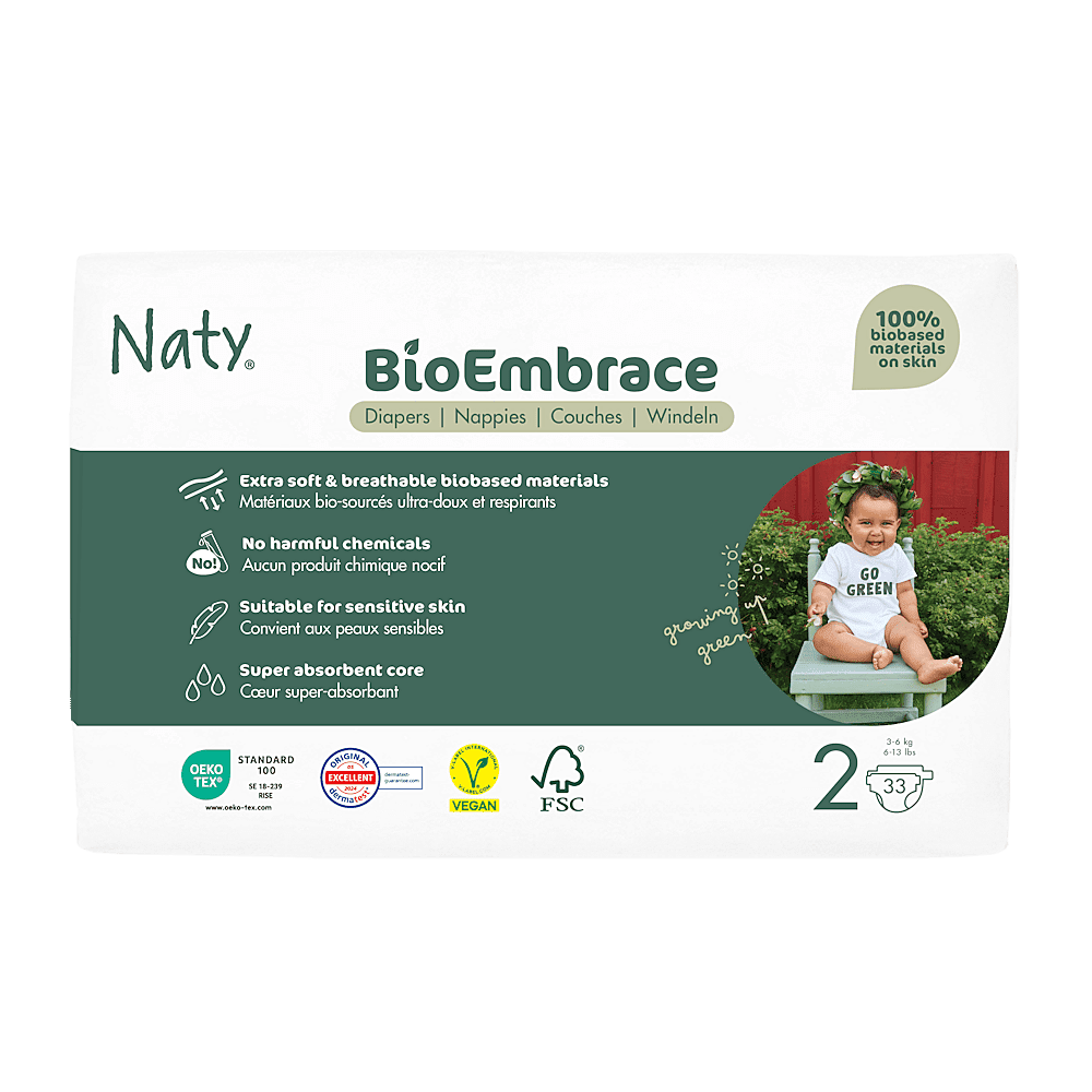 ECO BY NATY Bioembrácia mini plienky 3-6 kg 33 kusov