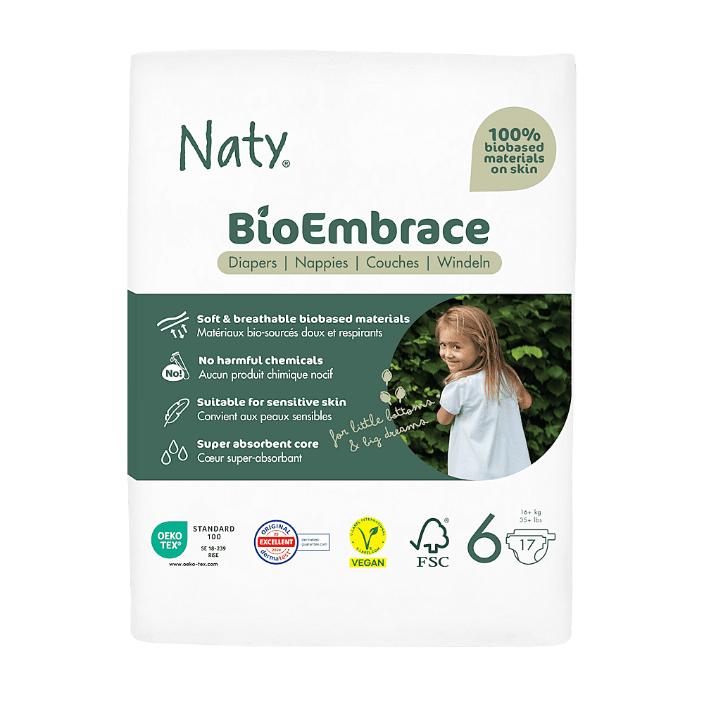 ECO BY NATY Bioembrácia XL plienky 16+ kg 17 kusov