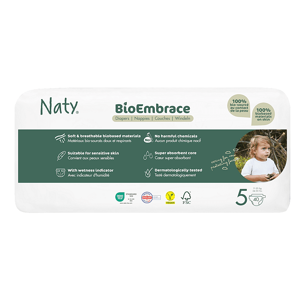 ECO BY NATY Bioembrácia junior plienky economy pack 11 - 25 kg 40 kusov