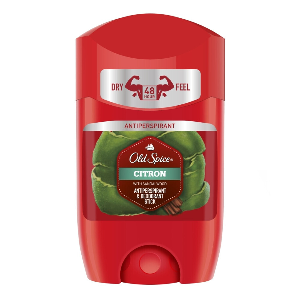 OLD SPICE Tuhý antiperspirant Citrón 50 ml
