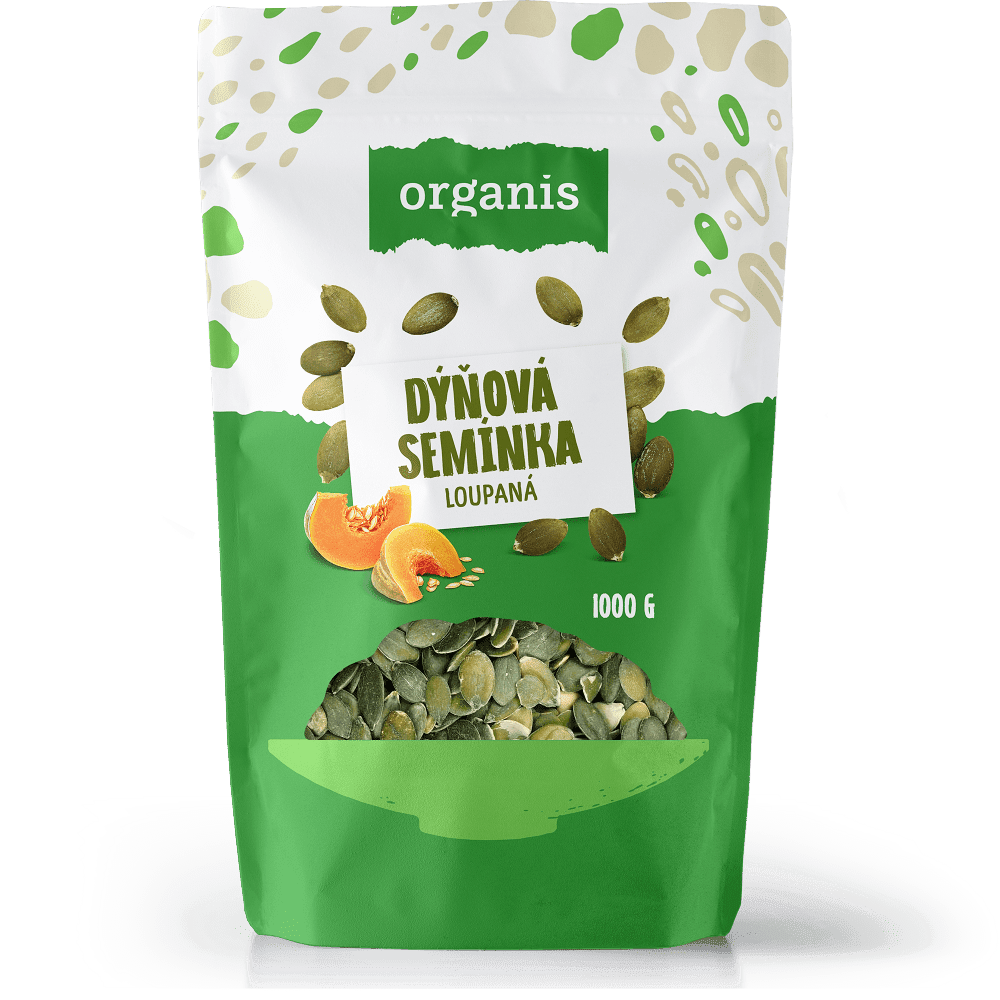 ORGANIS Tekvicové semienka lúpané 1000 g