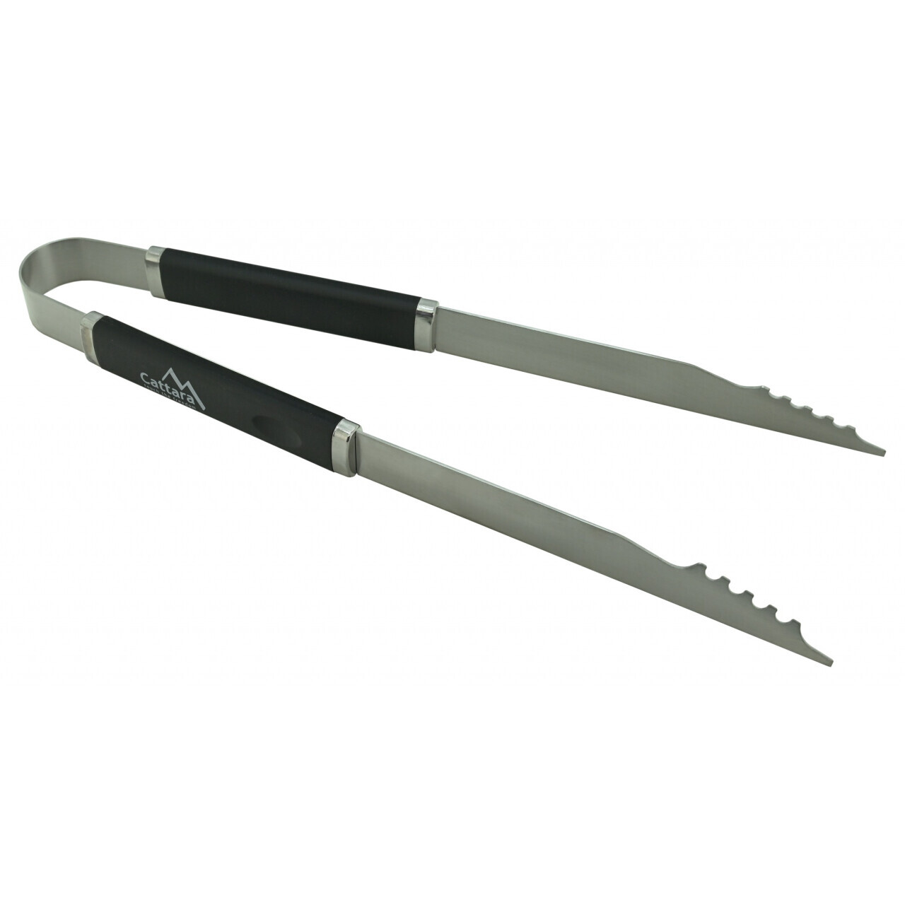 Grilovacie kliešte Cattara Orca 39 cm - strieborné-čierne