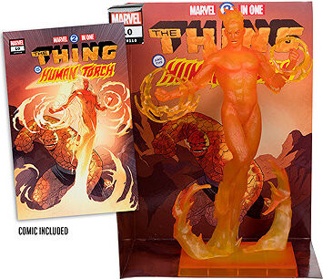 Marvel - Human Torch w/ Scene - figurka