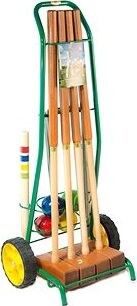 Lucio Londero Kroket Professional 10204/E - pro 4 hráče - kovový vozík
