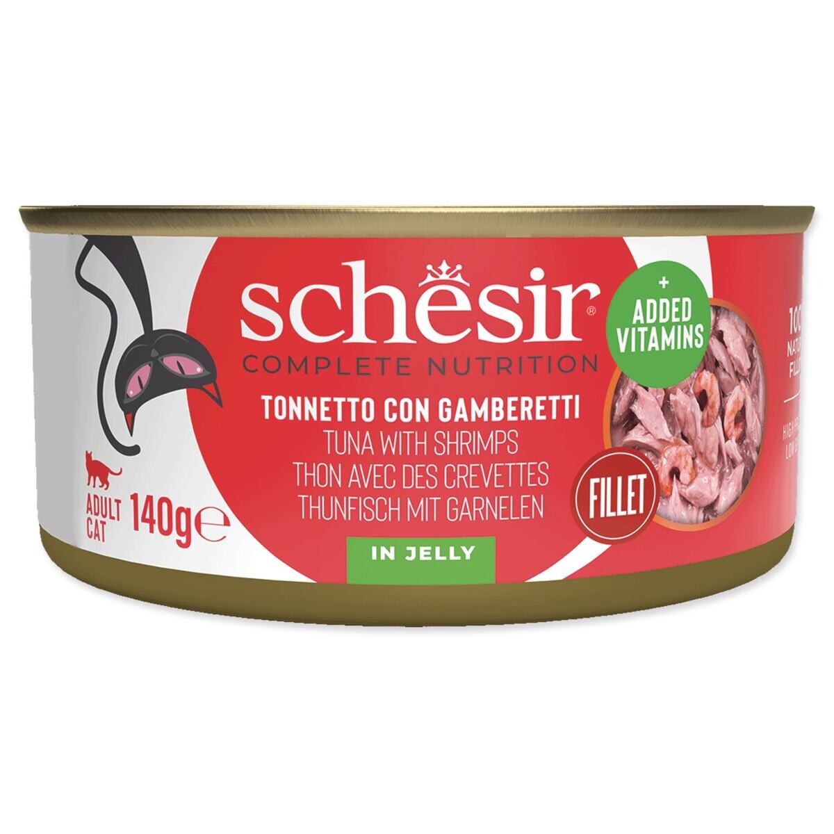 Schesir v želé 6 x 140 g - tuniak s krevetami