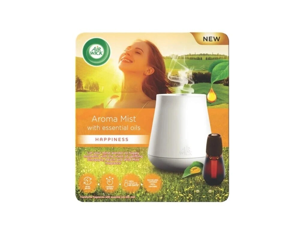 AIR WICK Olejový Aróma diffuzer Starter set biely + náplň – Joy of Life 20m