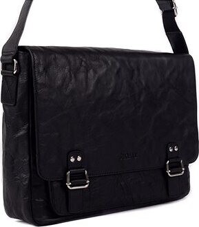 Pánska taška kožená SEGALI 6135 čierna