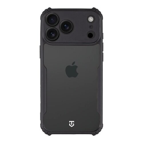 Tactical Quantum Stealth Kryt pro Apple iPhone 17 Pro Max Clear/Black