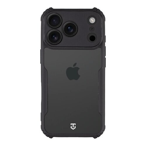 Tactical Quantum Stealth Kryt pro Apple iPhone 17 Pro Clear/Black
