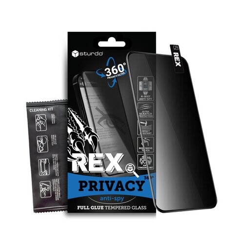 Sturdo REX ochranné sklo iPhone 17 Air (Privacy 360)
