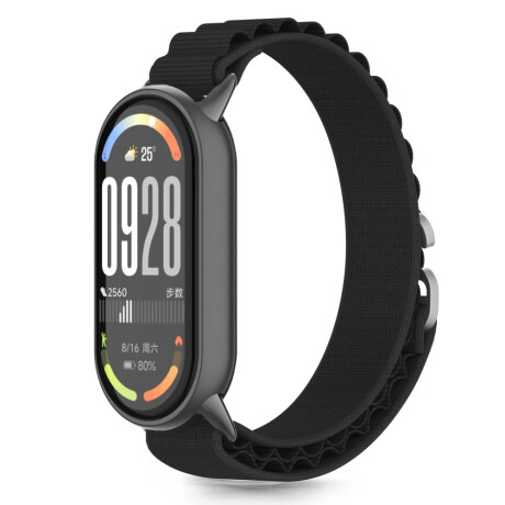 Tech-Protect Nylon Pro remienok na Xiaomi Smart Band 8 / 9 / 10, black