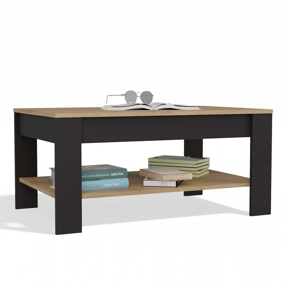 Konferenční stolek OHIO dub artisan/černý